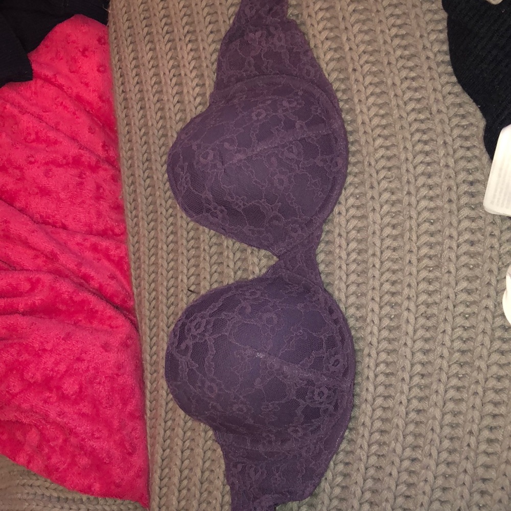 purple bra